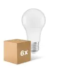 Mehrfachpackung 6x Ledvance Classic LED E27 Birne Matt 10W 1055lm - 827  | Dimmbar - Ersatz Für 75W