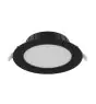 Spot Encastrable LED Moyen Encastré Noir 9W 900lm 80D - 827-830-840 CCT | 146mm - Diamètre 120mm