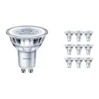 Lot 10x Philips Corepro LED Spot GU10 PAR16 3.5W 275lm 36D - 840 Blanc Froid | Équivalent 35W