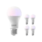 Lot 5x Calex Smart Tuya Wifi E27 Poire 8.5W 806lm - 822-840 Accordable Blanc | RGBW - Dimmable - Remplacement 60W